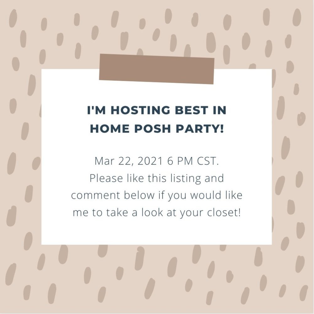 ✨I'm Co-Hosting Best In Home Posh Party✨